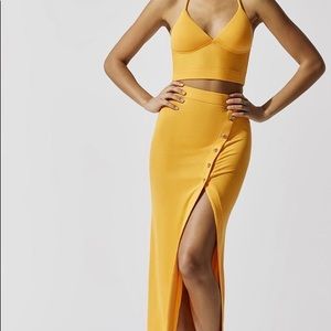 NWT Alix NYC Marigold Skirt & Top